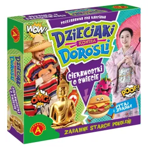 Gra planszowa Ciekawostki o Świecie DZIECIAKI KONTRA DOROŚLI Alexander