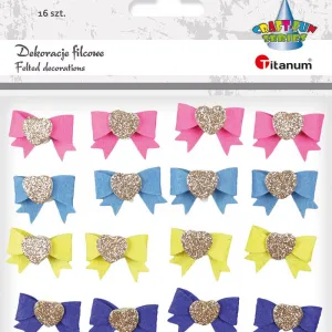 Ozdoba filcowa Titanum Craft-Fun Series kokardy (DIY-S25)