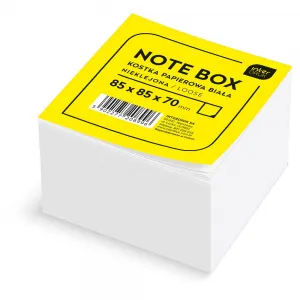 Kostka papierowa Interdruk - biały 85mm x 85mm x 70mm (KOSPAPNK7)