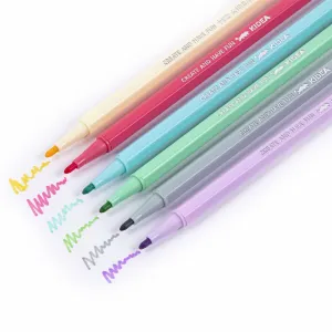 Flamaster pastelowe 10 kol. Kidea (PIP10KA)