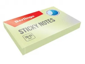 Notes samoprzylepny Berlingo zielony 100k 76mm x 51mm (4260107499473)
