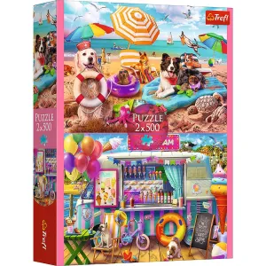 Puzzle Wakacyjny czas 2x500 el. Trefl (37533)
