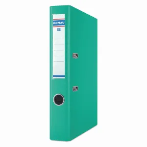 Segregator dźwigniowy Donau Master A4 turkusowy 50mm (3950001PL-24)
