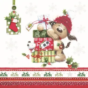 Serwetki Pol-mak gwiazdka - mix 330mm x 330mm (Sd GW)