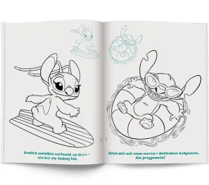 Książka dla dzieci Stitch. Kolorowanka z Naklejkami Ameet (NA 9141)