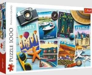 Puzzle Trefl Wakacyjne pocztówki 1000 el. (10714)