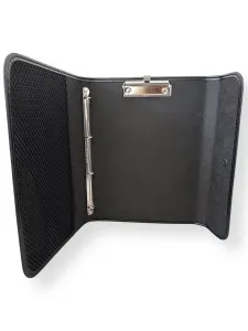 Teczka konferencyjna Typ B A4 czarny ekoskóra Majewski Ryszard (TKFB)