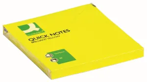 Notes samoprzylepny Q-Connect żółte 80k 76mm x 76mm (KF10514)
