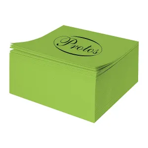 Kostka papierowa Origami zielony [mm:] 85x85x 30 Protos