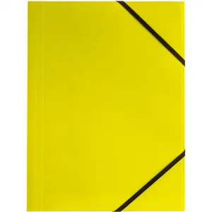 Teczka kartonowa na gumkę Tetis A4 kolor: żółty 320mm x 240mm (BT600-Y)
