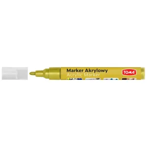 Marker specjalistyczny Toma akrylowy-fioletowy metaliczny, fioletowy metaliczny 2,5mm okrągła końcówka (TO-402)