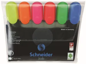 Zakreślacz Schneider Job 6 kolorów (150096)