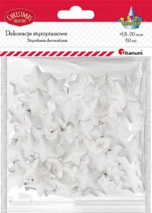 Ozdoba styropianowa Craft-Fun Series gwiazdki Titanum (23YX0326-3(white))