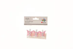 Ozdoba drewniana Craft-Fun Series klamerki z motylami opakowanie 3 szt. Titanum (19AQE0701)