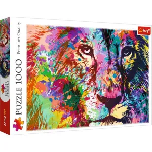 Puzzle Trefl Kolorowy Lew 1000 el. (10707)