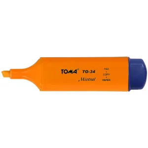 Zakreślacz Toma, pomarańczowy 1,0-5,0mm (TO-334 5 2)