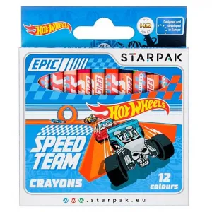 Kredki świecowe Starpak Hot Wheels 12 kol. (337290)