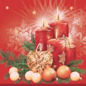 Serwetki Pol-mak gwiazdka - mix 330mm x 330mm (Sd GW)