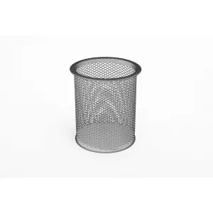 Przybornik na biurko srebrny metal Tres (SKOD/SR)