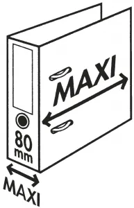 Segregator dźwigniowy Esselte Plus A4 żółty 85mm (624076)