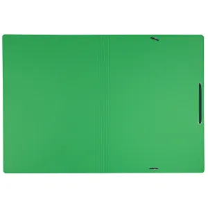 Teczka kartonowa na gumkę recycle A4 zielona 430g Leitz (39080055)