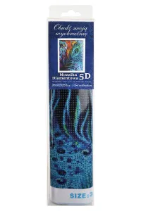 Zestaw kreatywny Diamentowa mozaika 30x40cm Pawie pióro Flamingo Line (TE1376-02)