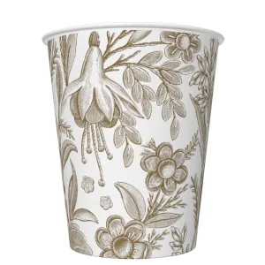 Kubek jednorazowy daisy papier 250ml Pol-mak (01)
