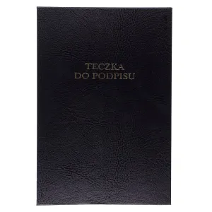 Teczka do podpisu A4 czarny 8k. Barbara (1822203)