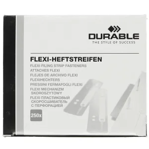Wąsy do skoroszytów plastik kolor: mix 25 szt Durable (6901)