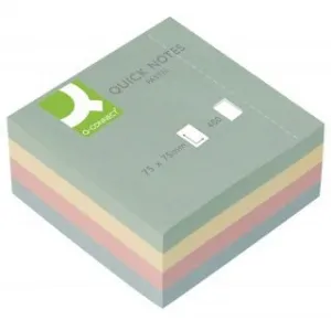 Notes samoprzylepny Q-Connect pastelowy mix 400k 76mm x 76mm (KF01347)