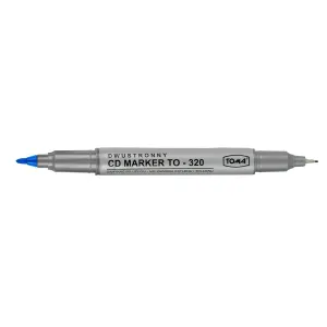 Marker do cd niebieski dwustronny wkład niebieski 0,5-1,0mm Toma (To-320)