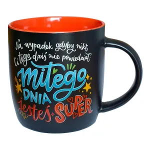 Kubek wielokrotnego użytku KUBEK TABLICOWY 360ml Kukartka (5901924498551)