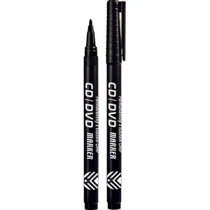 Marker do cd wkład czarny 1mm Tetis (KM111-V)