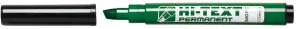 Marker permanentny Fibracolor Hi-Text 580/PB, zielony 6,0mm ścięta końcówka