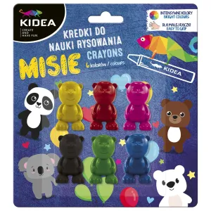 Kredki świecowe Kidea KMNR6KKA Derform
