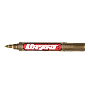 Marker permanentny Gigant wodoodporny wkład złoty 1,5-3,00mm okrągła końcówka Kamet (K-8877)