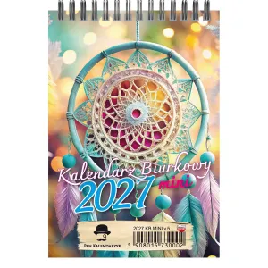 Kalendarz biurkowy tygodniowy pionowy 90mm x 113mm Pan Kalendarzyk (KBA5-MINI)