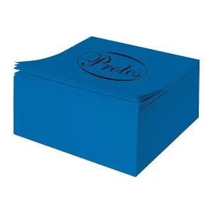 Kostka papierowa Protos Origami - niebieski ciemny 84mm x 84mm x 70mm