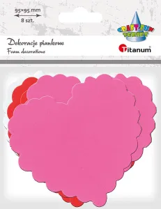 Ozdoba piankowa Craft-Fun Series piankowe Serce Titanum (4646)