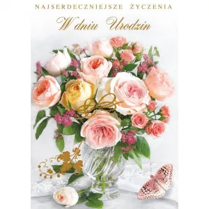 Kartka składana Pol-mak Chrzest Extra B6 (b6x)
