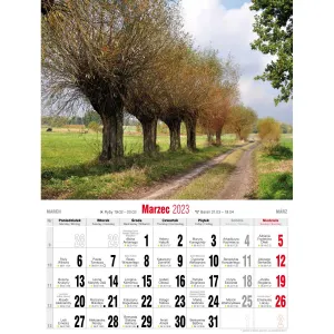 Kalendarz ścienny Avanti Krajobrazy 230mm x 305mm (5901769620001)