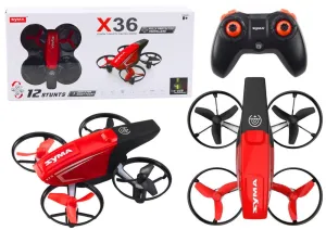 Dron Zdalnie Sterowany RC X36 SYMA Czerwony Lean (20879)