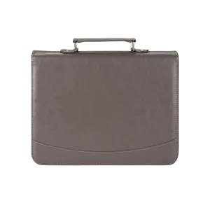 Teczka konferencyjna z kalulatorem A4 szara A4 SZARY ekoskóra Antra (711)