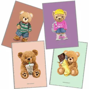 Zeszyt Teddies A4 60k. 80g krata Narcissus