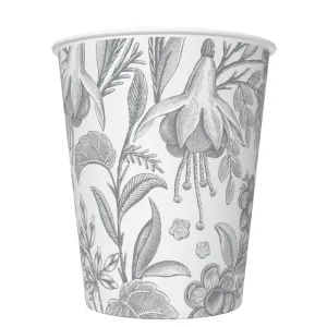 Kubek jednorazowy daisy papier 250ml Pol-mak (01)