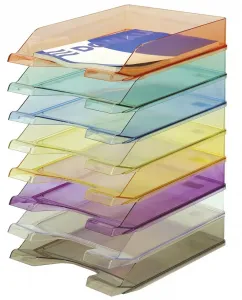 Szuflada na dokumenty Donau - przezroczysty 254mm x 60mm x 346mm (7470001PL-37)