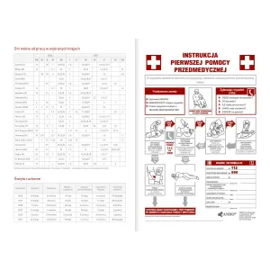 Kalendarz nauczyciela książkowy (terminarz) akademicki Vivella czerwony A5 143mm x 204mm Wokół Nas (A5TA071B)