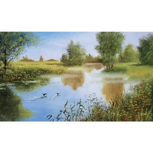 Kalendarz ścienny notatnikowy 2024 IMPRESJA POLSKIE 220mm x 490mm Lucrum (WN01)