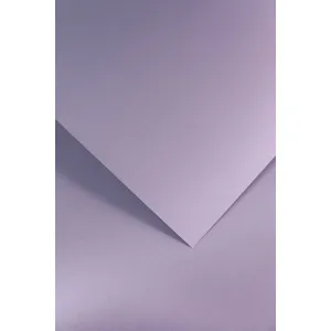 Papier ozdobny (wizytówkowy) Galeria Papieru gładki lawendowy satynowany A4 - lawendowy 210g (205505)