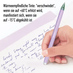 Długopis Haze wymazywalny wkład niebieski 0,5mm Berlingo (338375)